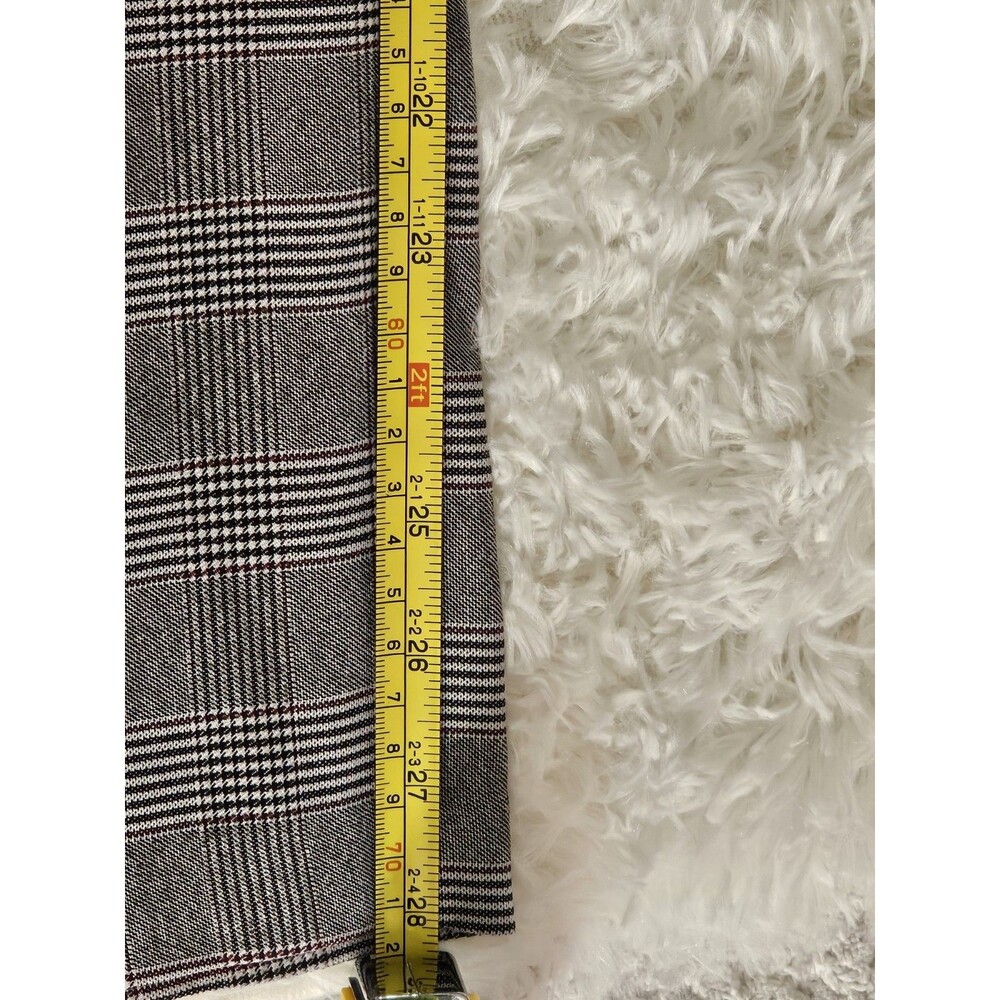 Soho Apparel Tapered Ankle Length Dress Pants Women's Size M - Houndstooth Plaid - Picture 6 of 11